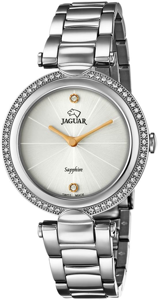 JAGUAR  Женские швейцарские часы, кварцевый механизм, сталь, 34,5 мм