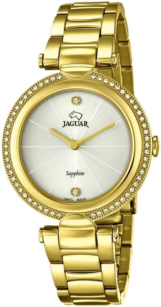 Часы JAGUAR  J830/1 Женские швейцарские часы, кварцевый механизм, сталь с покрытием, 34,5 мм