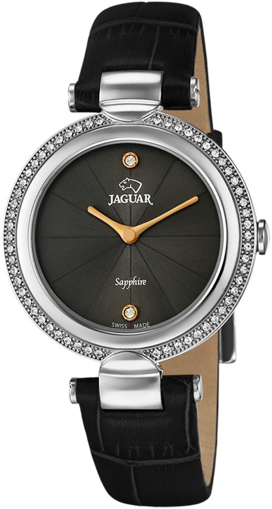 Часы JAGUAR  J832/2 Женские швейцарские часы, кварцевый механизм, сталь, 34,5 мм