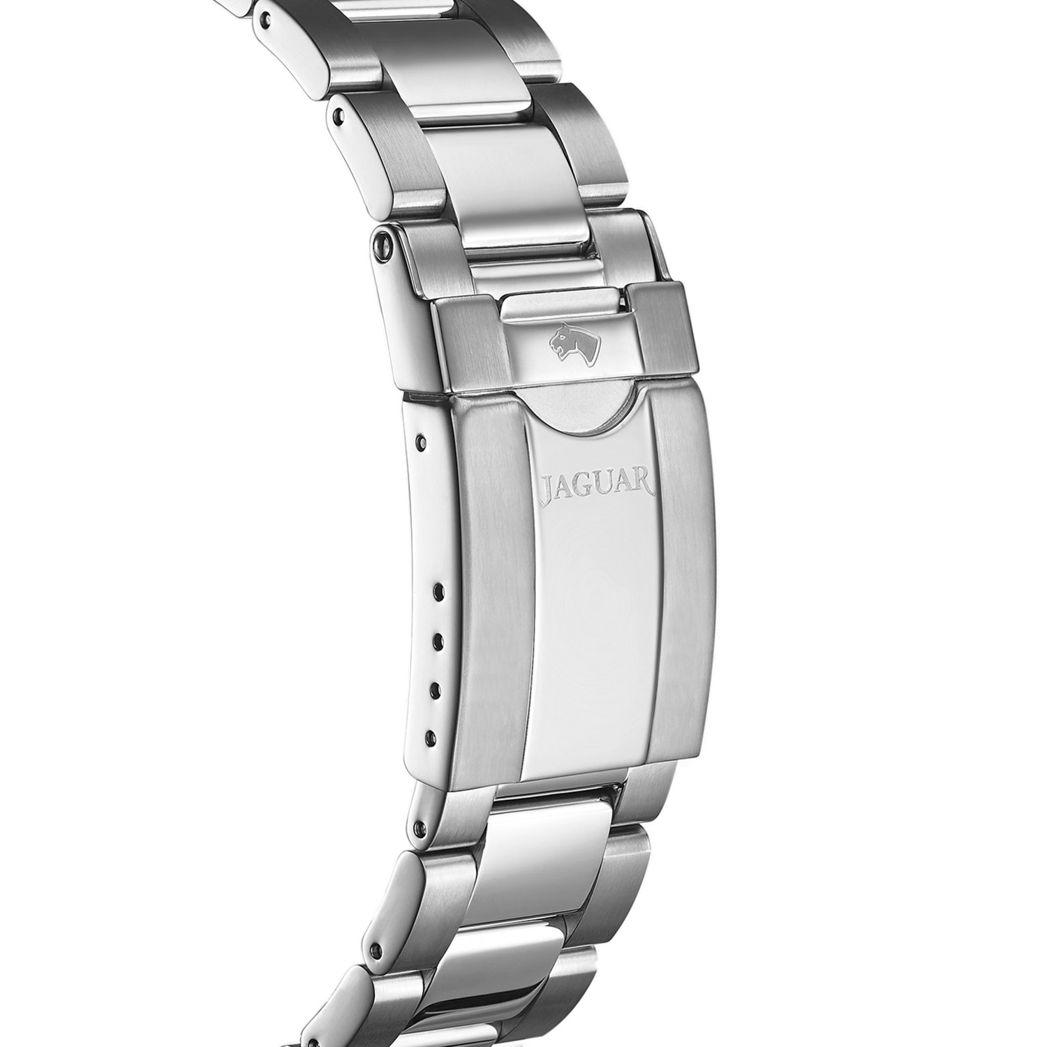 JAGUAR  Мужские швейцарские часы, кварцевый механизм, сталь, 43,5 мм