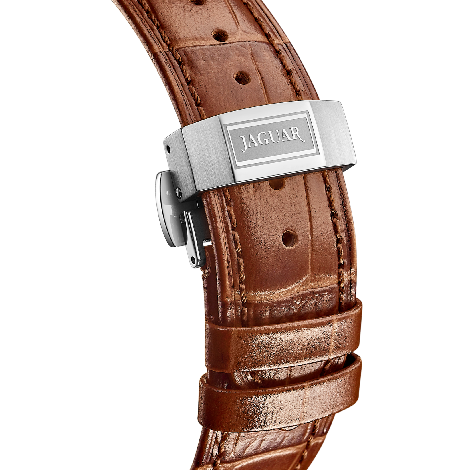 JAGUAR  Мужские швейцарские часы, автоматический механизм newton soprod, сталь, 41,5 мм