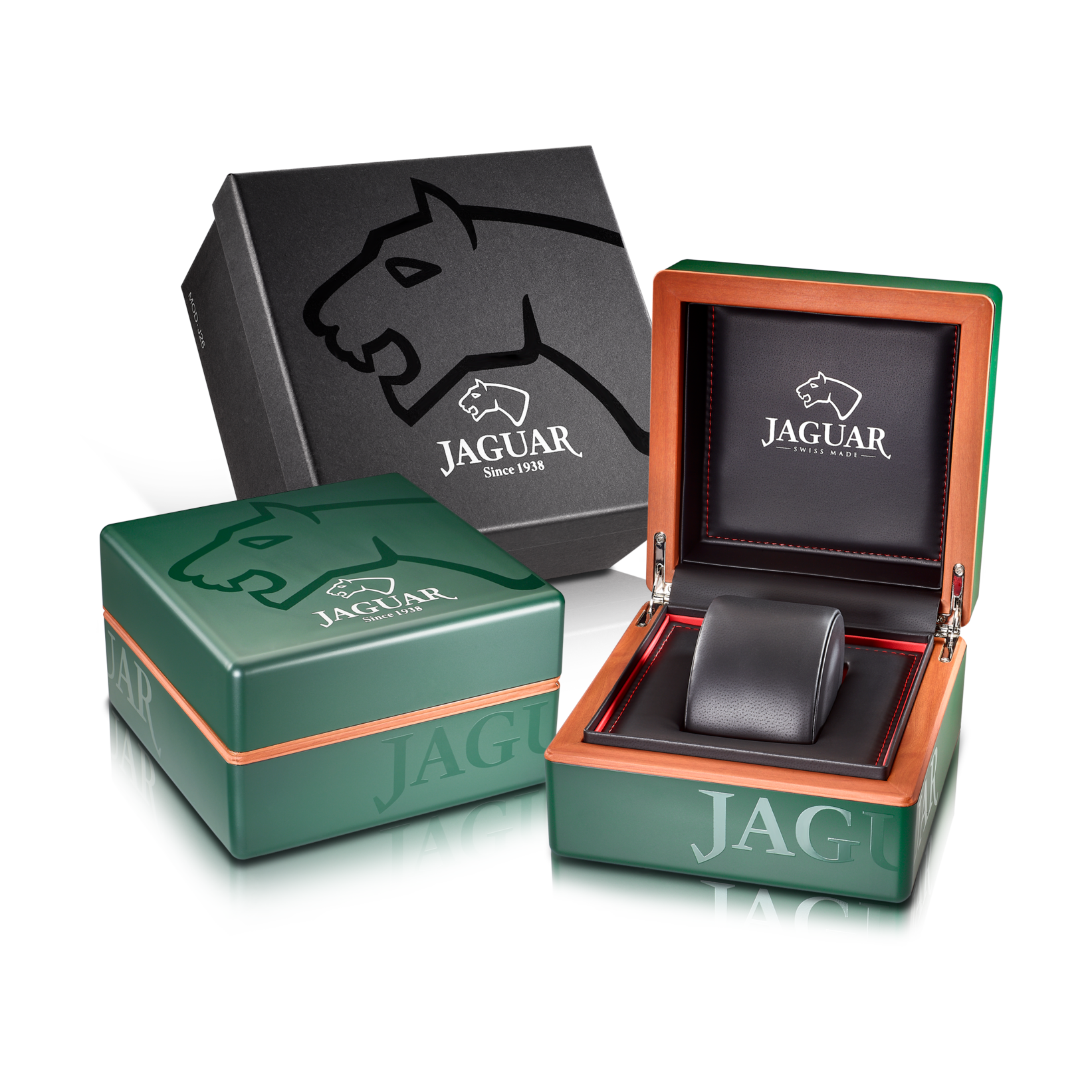 JAGUAR  Мужские швейцарские часы, автоматический механизм newton soprod, сталь, 41,5 мм