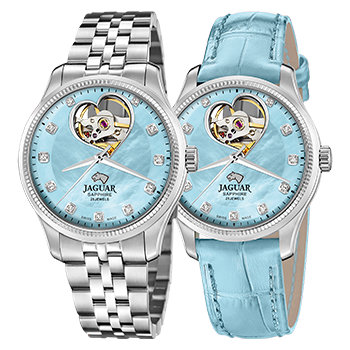 JAGUAR  Женские швейцарские часы, автоматический механизм, сталь, 34 мм