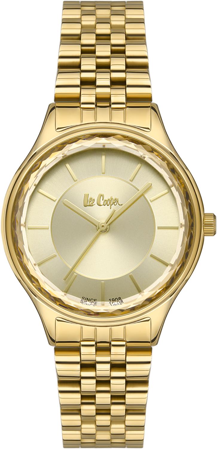 LEE COOPER  Женские часы, кварцевый механизм, суперметалл с покрытием, 35 мм