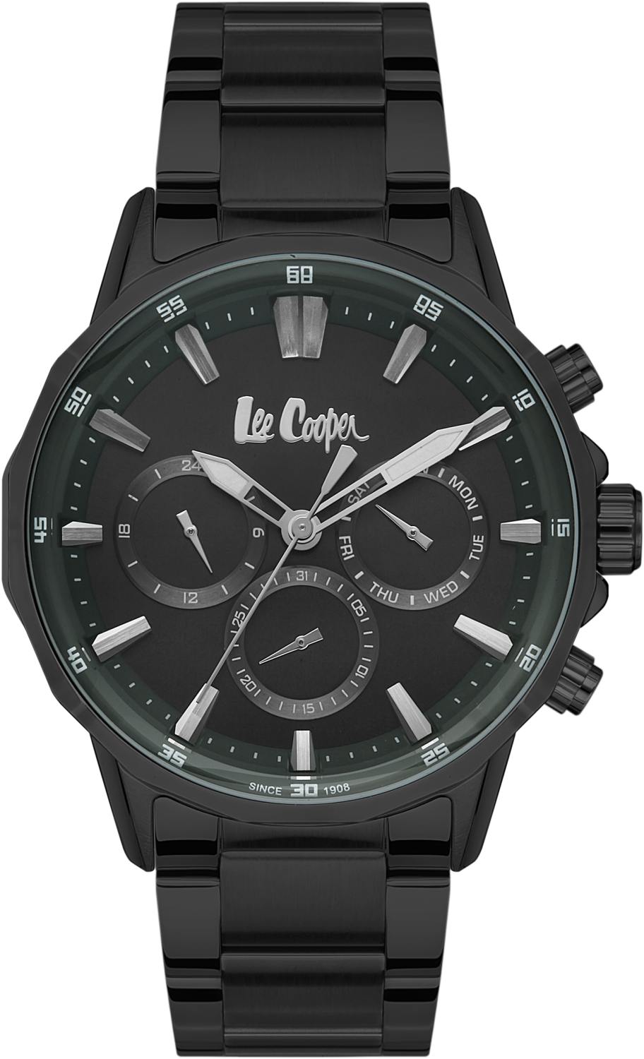 Часы LEE COOPER  LC06983.650 Мужские часы, кварцевый механизм, суперметалл с покрытием, 44 мм
