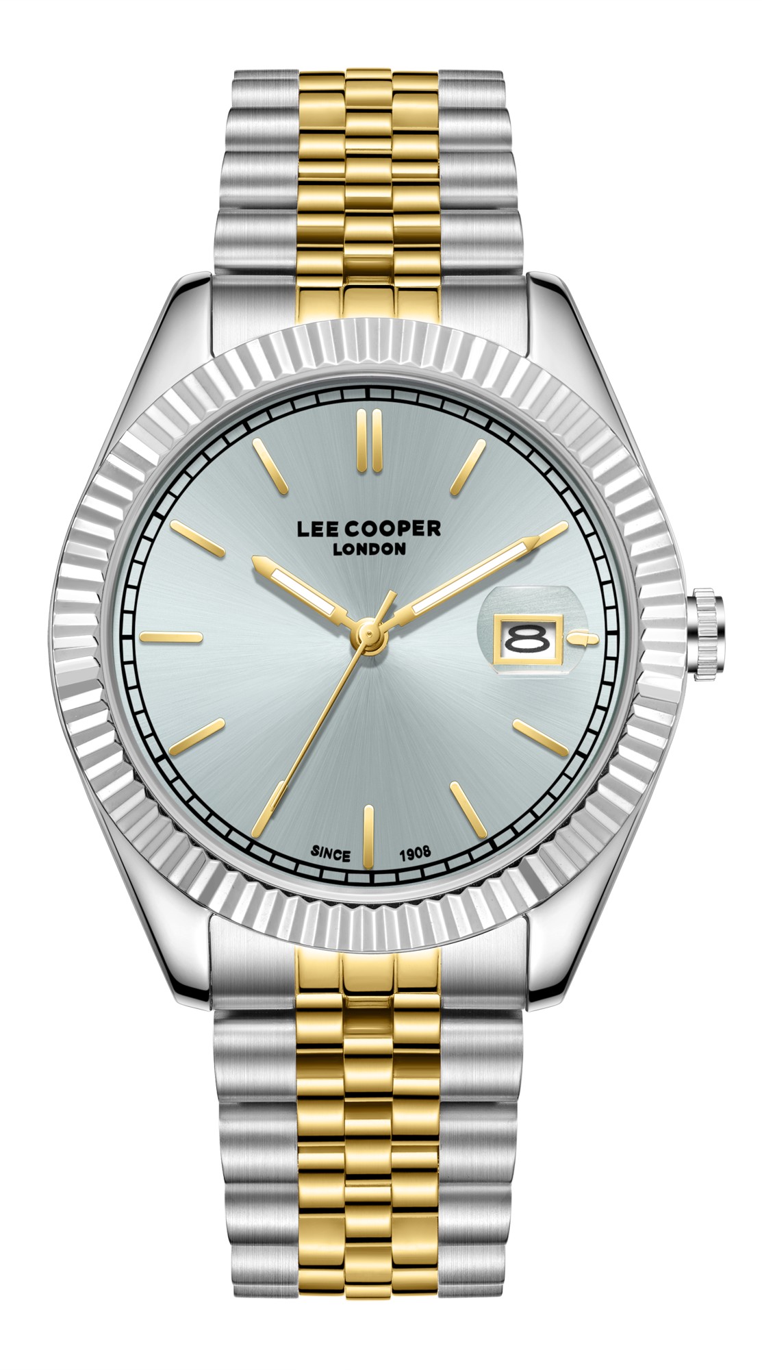 LEE COOPER   часы, кварцевый механизм, суперметалл, 41 мм