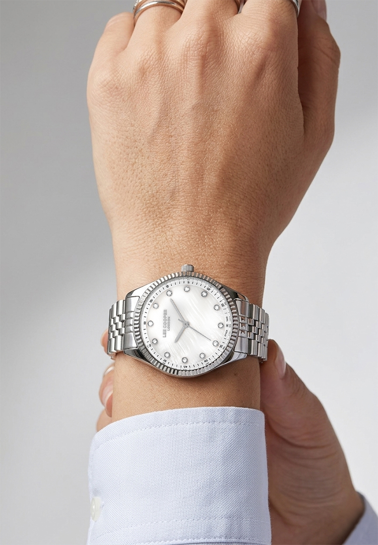 LEE COOPER  Женские часы, кварцевый механизм, суперметалл, 35 мм