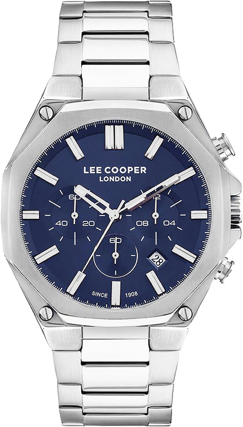 LEE COOPER  Мужские часы, кварцевый механизм, суперметалл с покрытием, 44 мм
