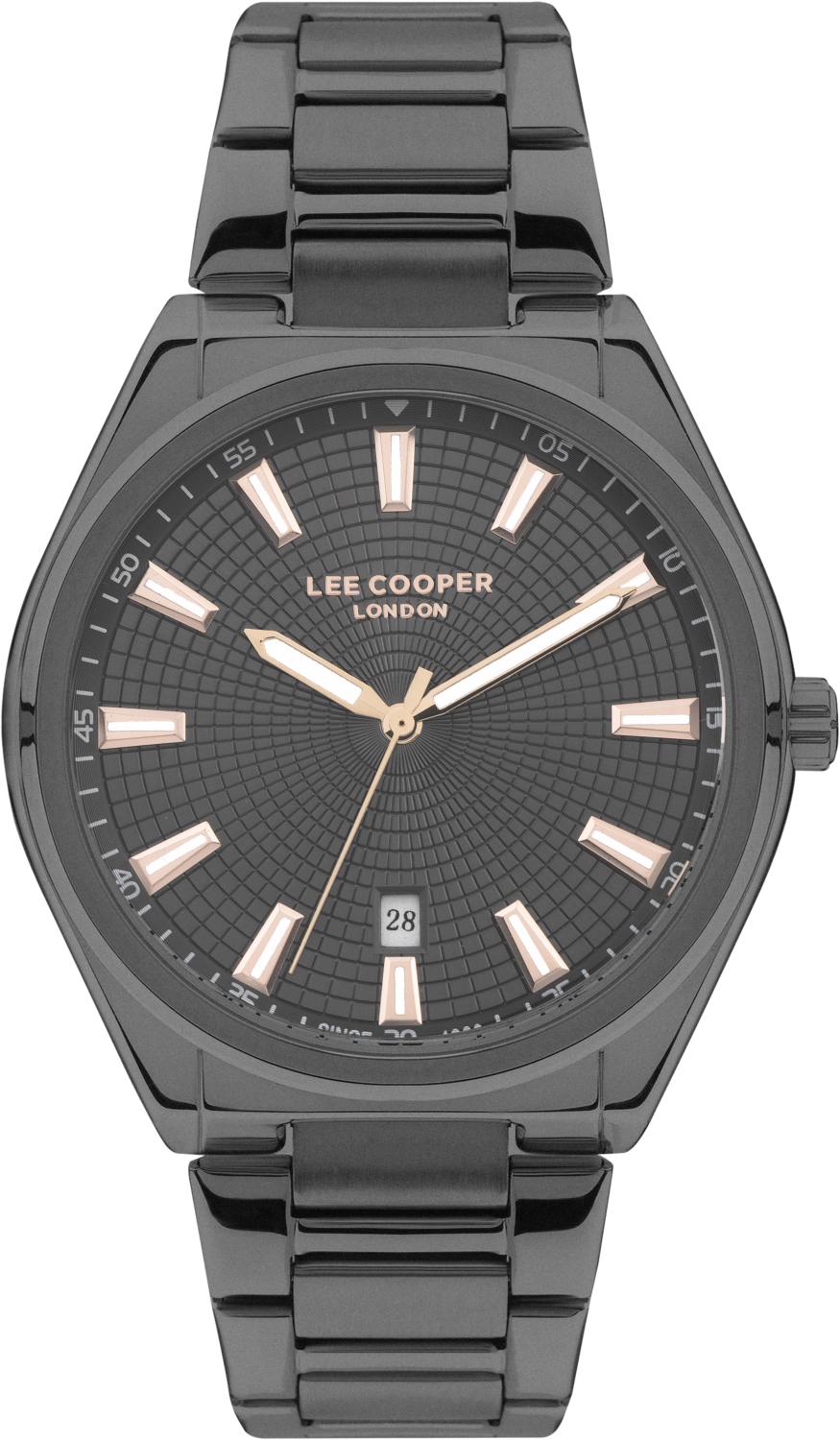 Часы LEE COOPER  LC07336.060 Мужские часы, кварцевый механизм, суперметалл с покрытием, 43 мм