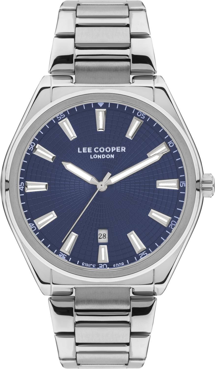 LEE COOPER  Мужские часы, кварцевый механизм, суперметалл, 43 мм