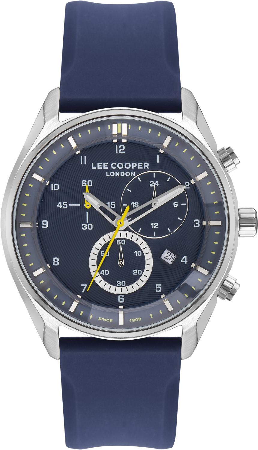 LEE COOPER  Мужские часы, кварцевый механизм, суперметалл, 47 мм