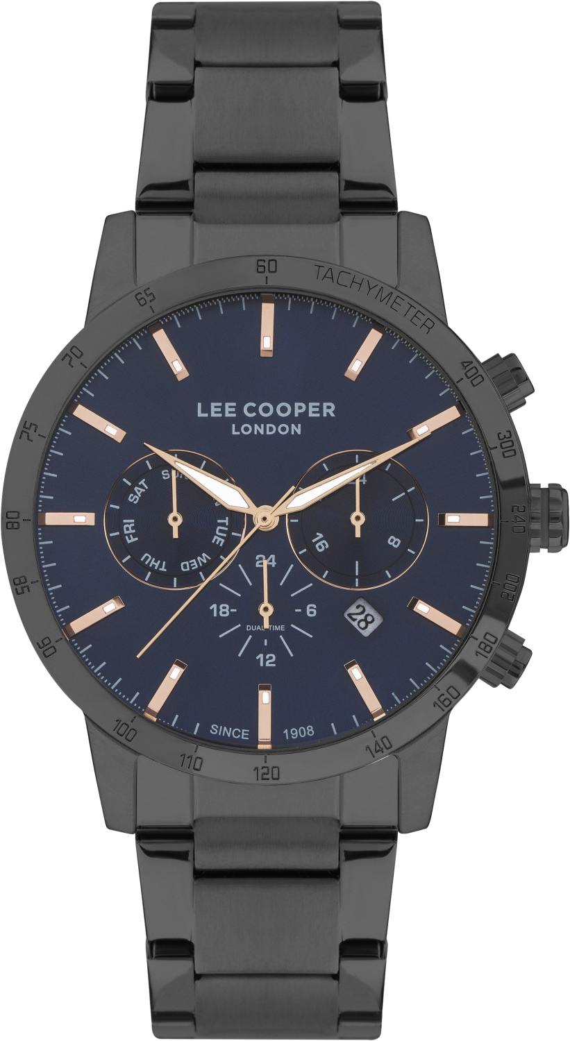 LEE COOPER  Мужские часы, кварцевый механизм, суперметалл с покрытием, 45 мм