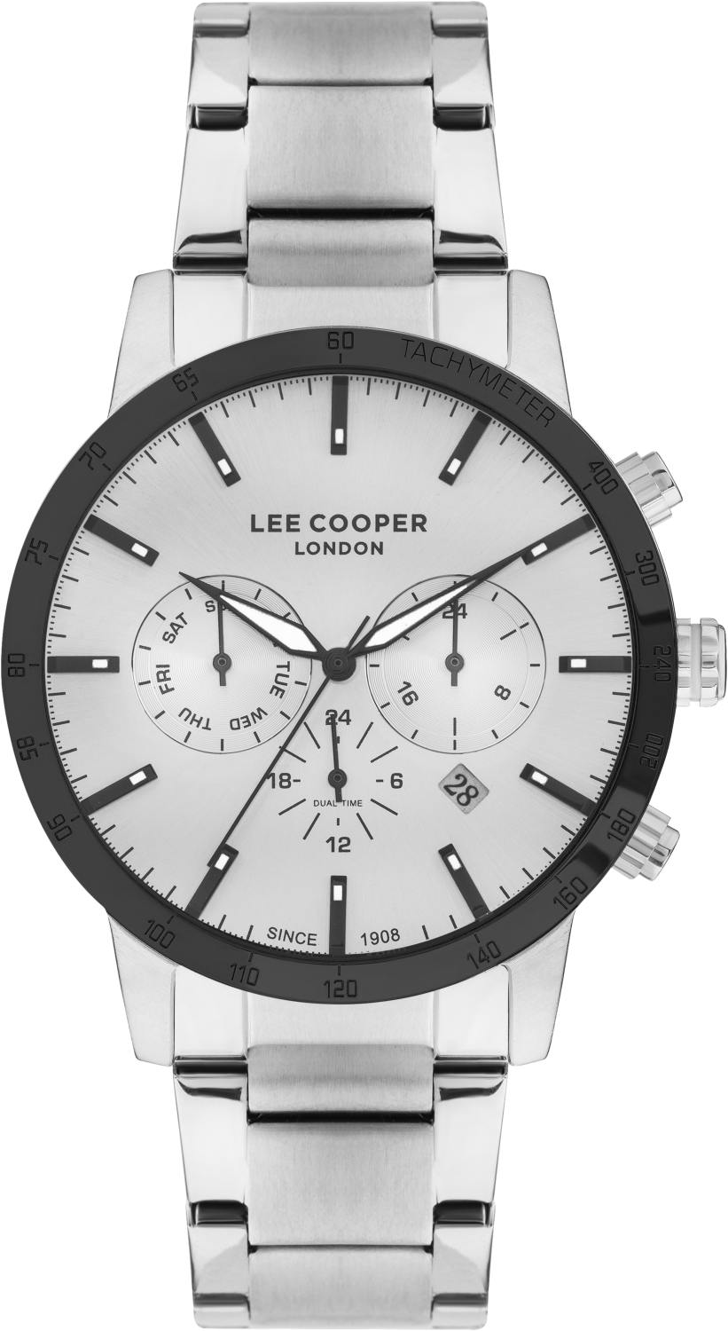 LEE COOPER  Мужские часы, кварцевый механизм, суперметалл, 45 мм