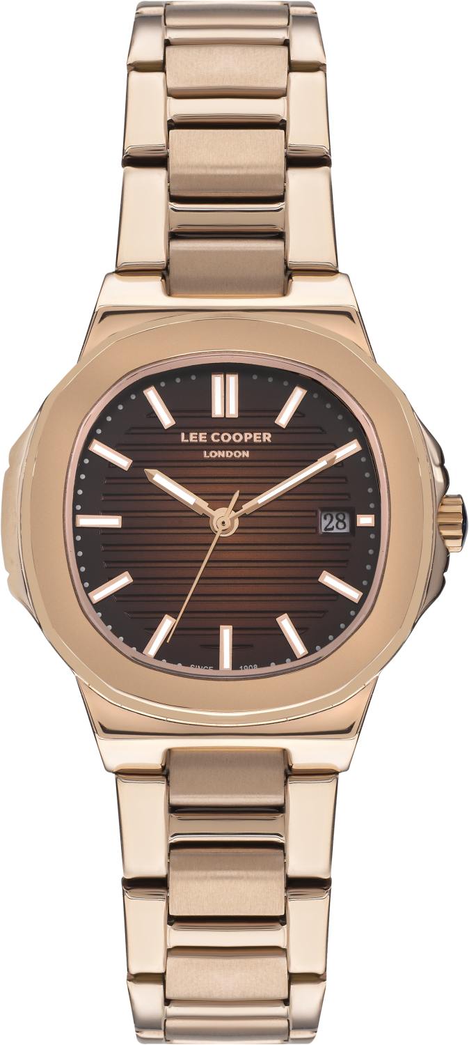 LEE COOPER  Женские часы, кварцевый механизм, суперметалл с покрытием, 35 мм