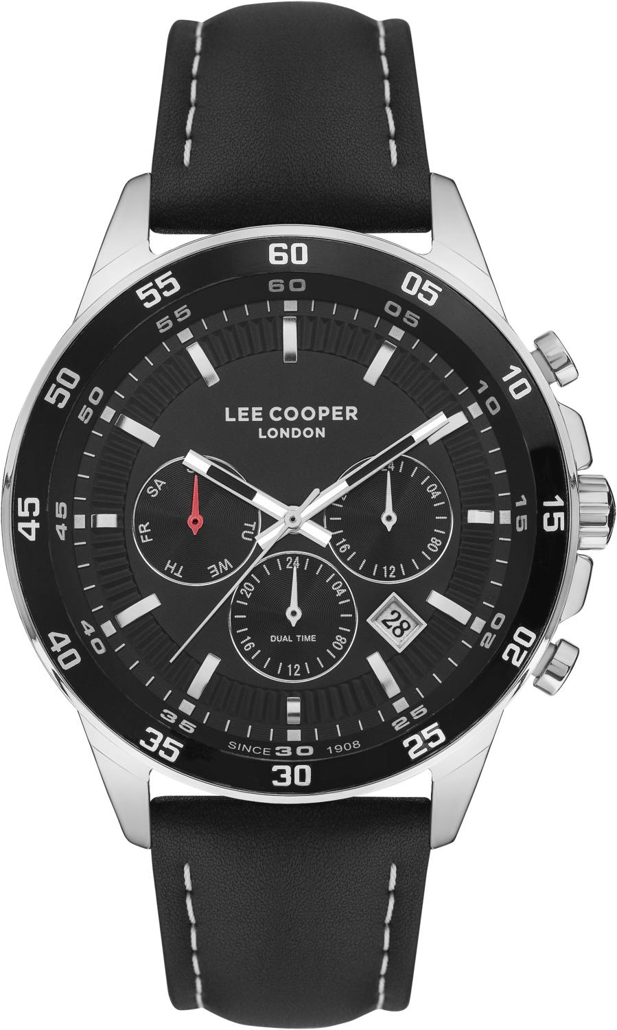 LEE COOPER  Мужские часы, кварцевый механизм, суперметалл с покрытием, 45 мм