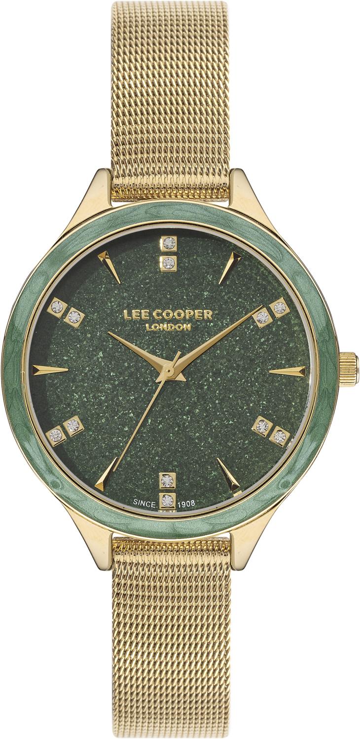 LEE COOPER  Женские часы, кварцевый механизм, суперметалл с покрытием, 34 мм