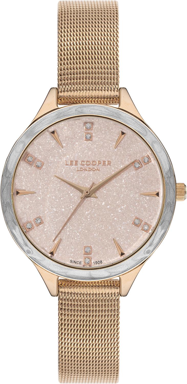 LEE COOPER  Женские часы, кварцевый механизм, суперметалл с покрытием, 34 мм