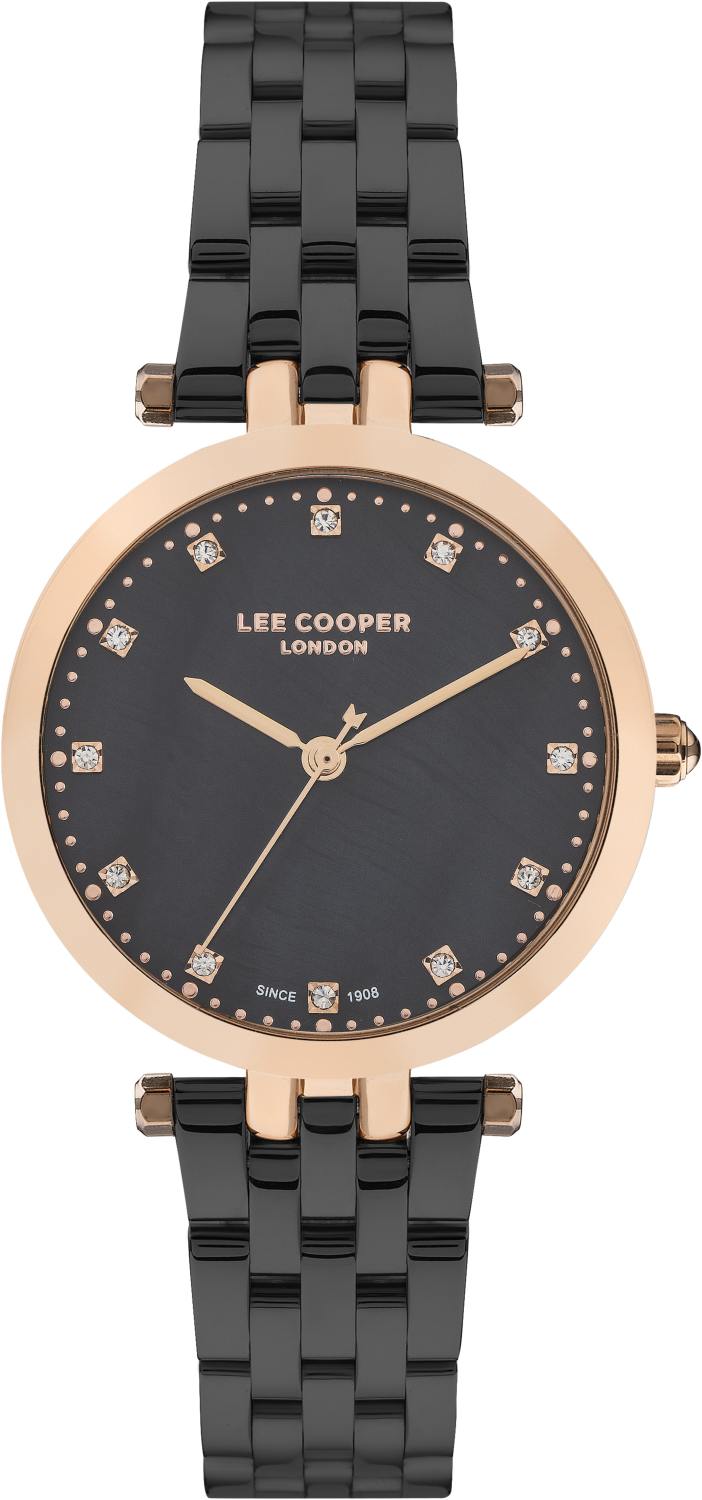 LEE COOPER  Женские часы, кварцевый механизм, суперметалл с покрытием, 34 мм