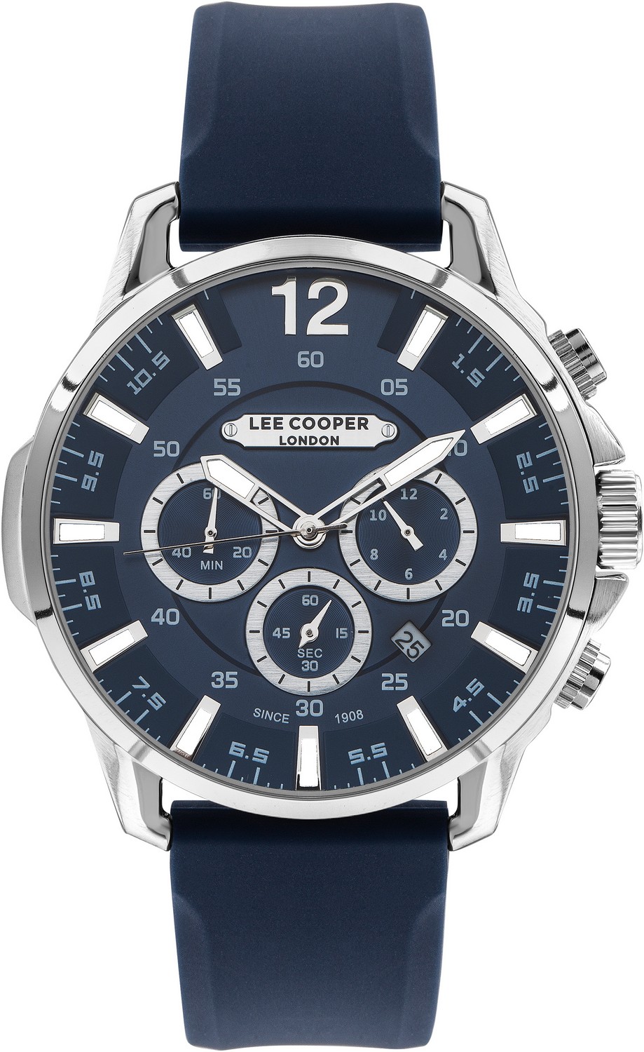 LEE COOPER  Мужские часы, кварцевый механизм, суперметалл, 46,5 мм