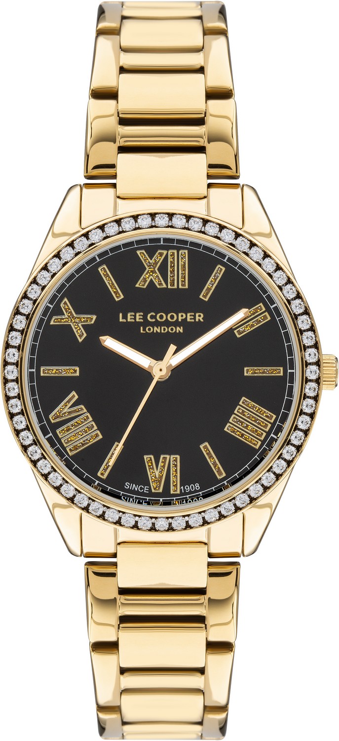 LEE COOPER  Женские часы, кварцевый механизм, суперметалл с покрытием, 36 мм