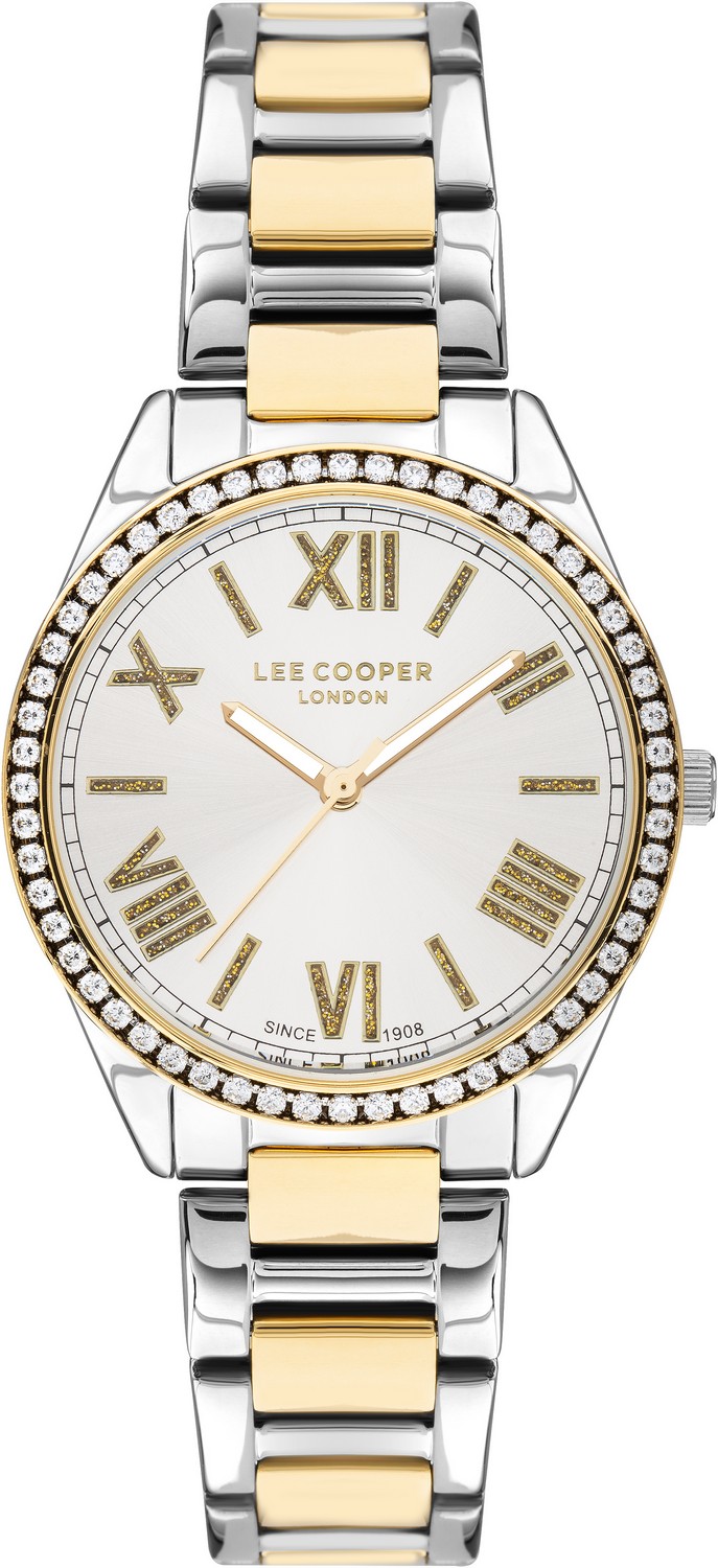 LEE COOPER  Женские часы, кварцевый механизм, суперметалл, 36 мм