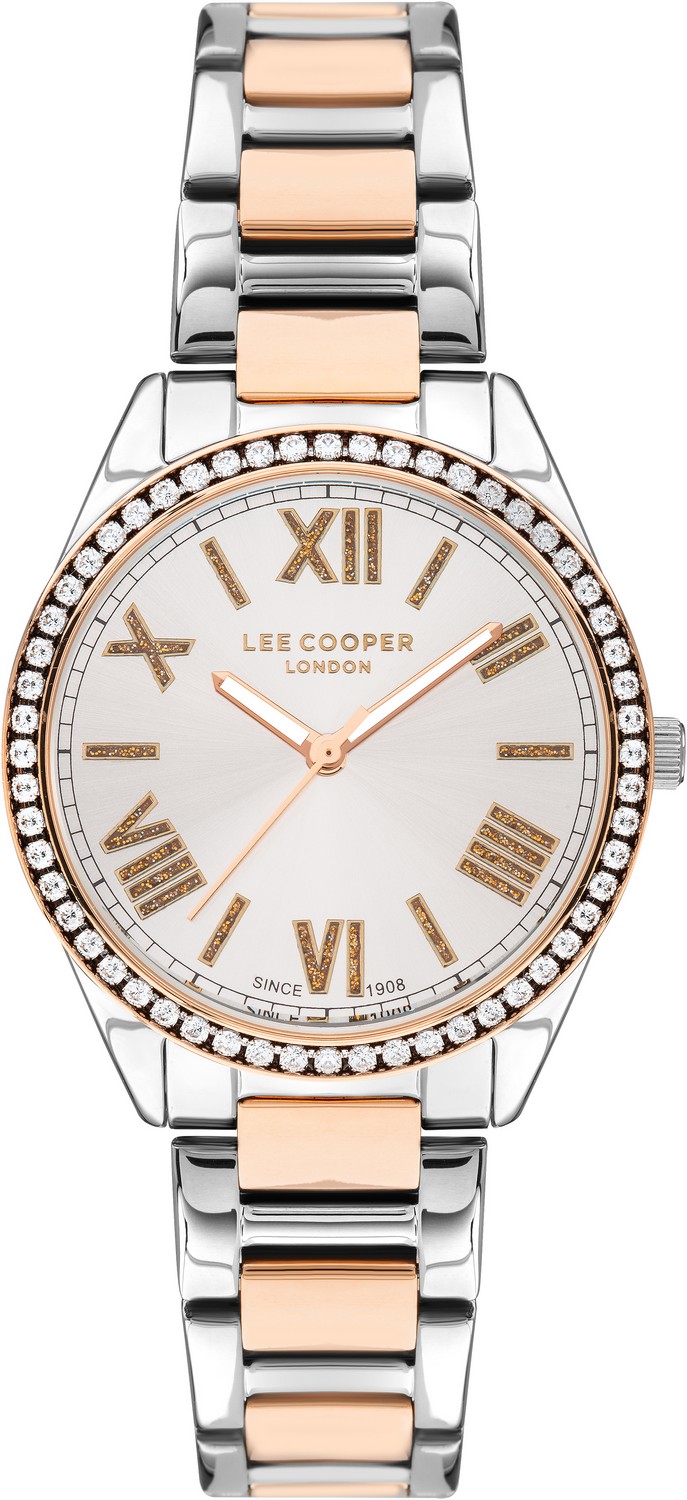 LEE COOPER  Женские часы, кварцевый механизм, суперметалл, 36 мм