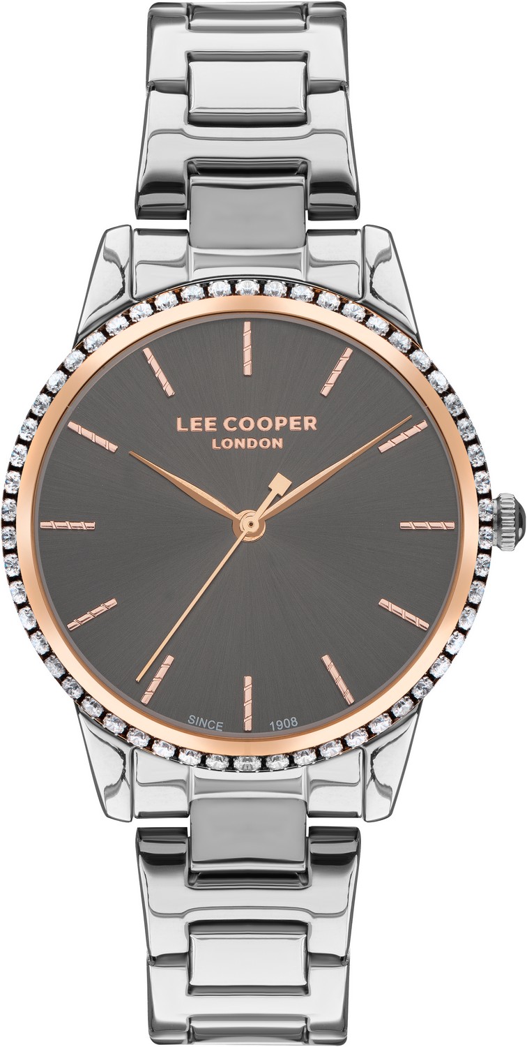 LEE COOPER  Женские часы, кварцевый механизм, суперметалл с покрытием, 34 мм
