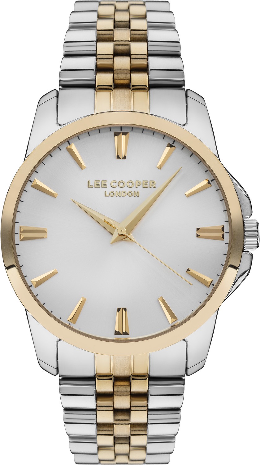 LEE COOPER  Мужские часы, кварцевый механизм, суперметалл с покрытием, 42 мм