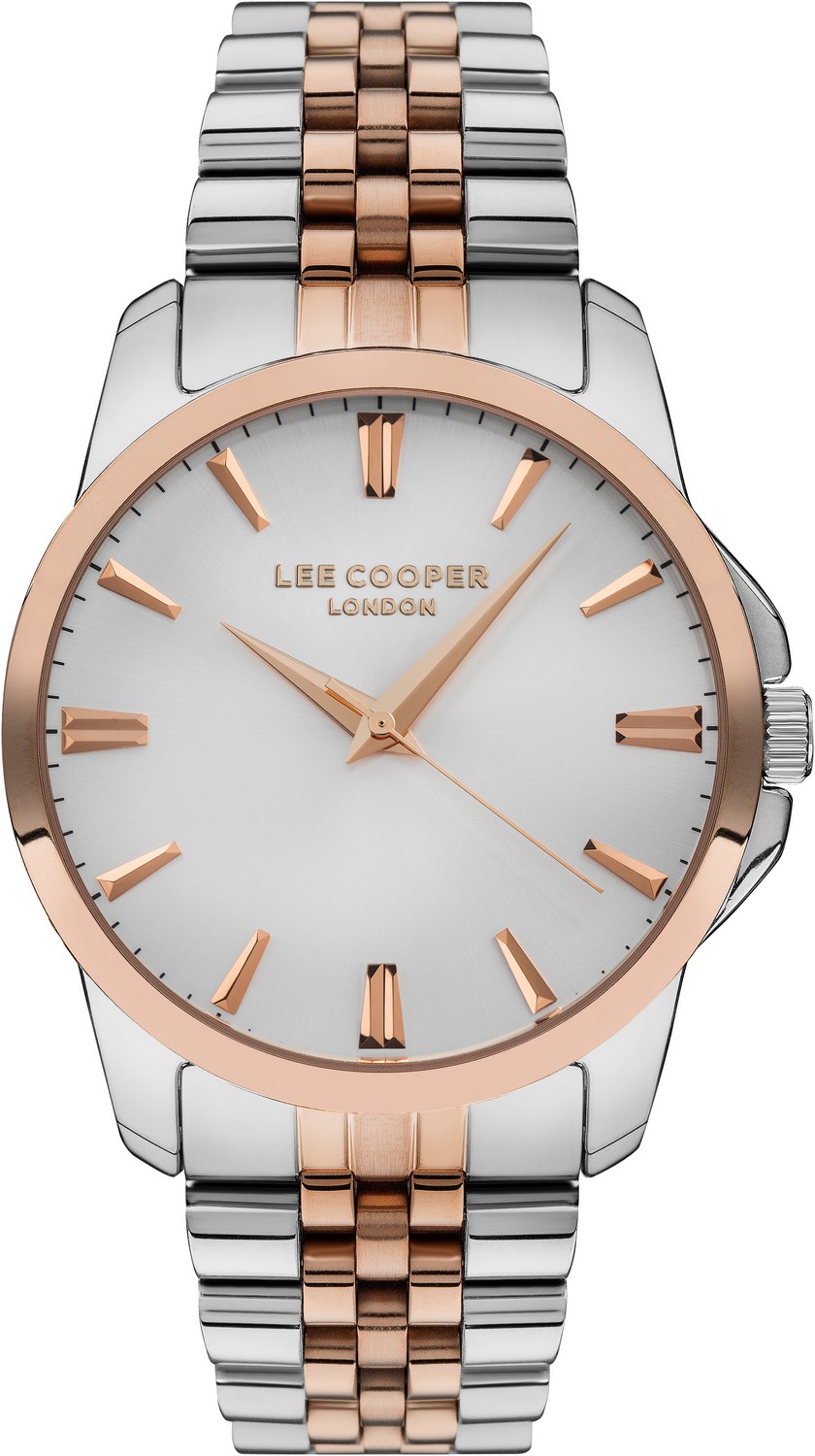 LEE COOPER  Мужские часы, кварцевый механизм, суперметалл с покрытием, 42 мм