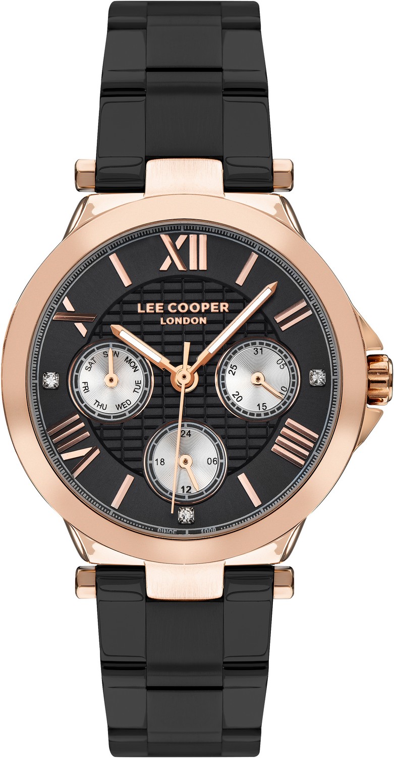 LEE COOPER  Женские часы, кварцевый механизм, суперметалл с покрытием, 36 мм