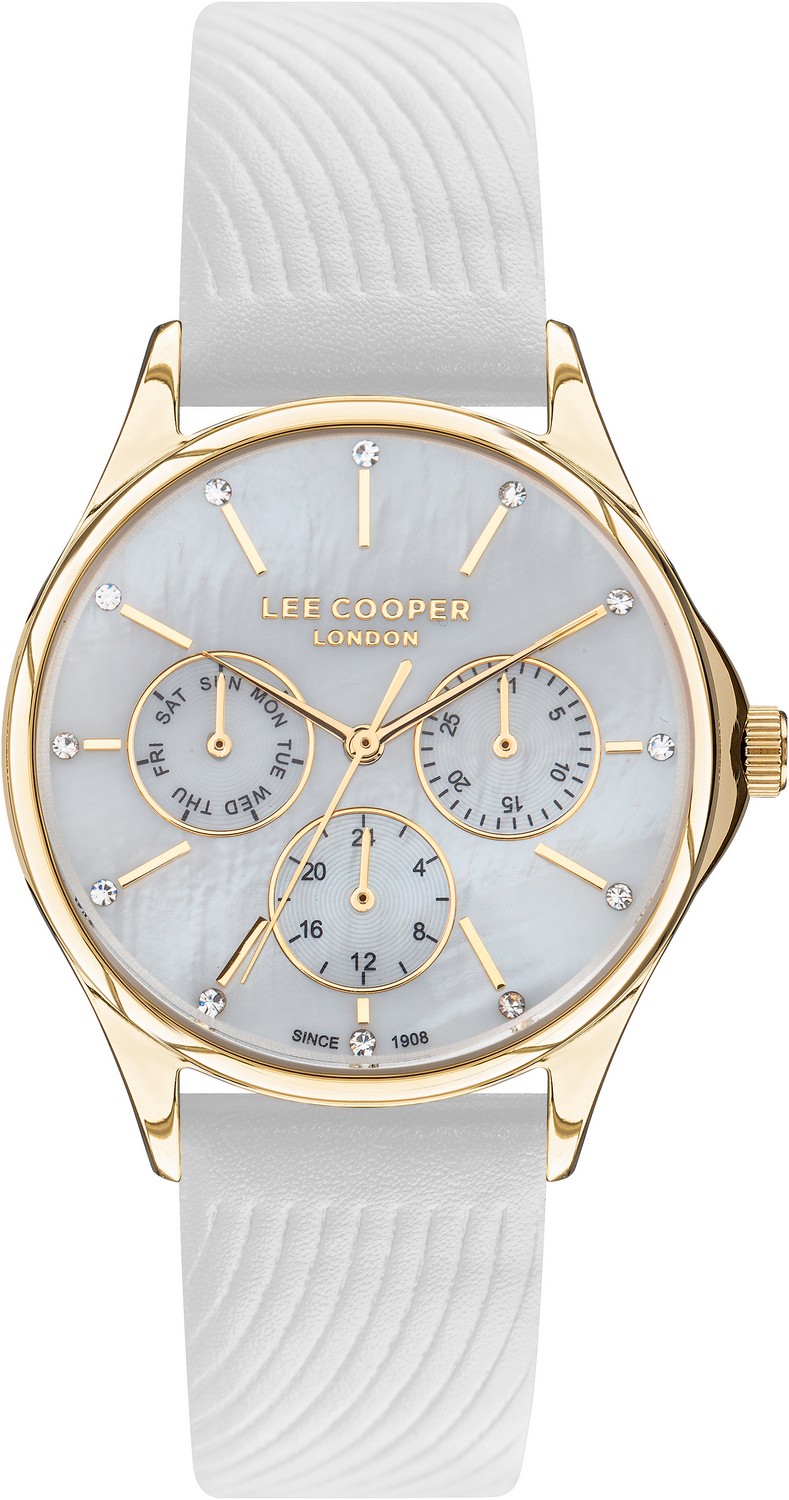 LEE COOPER  Женские часы, кварцевый механизм, суперметалл с покрытием, 36 мм