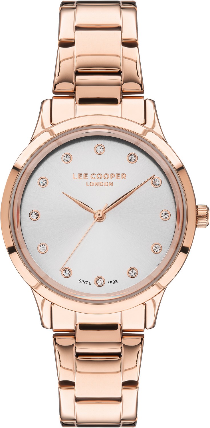 LEE COOPER  Женские часы, кварцевый механизм, суперметалл с покрытием, 34 мм
