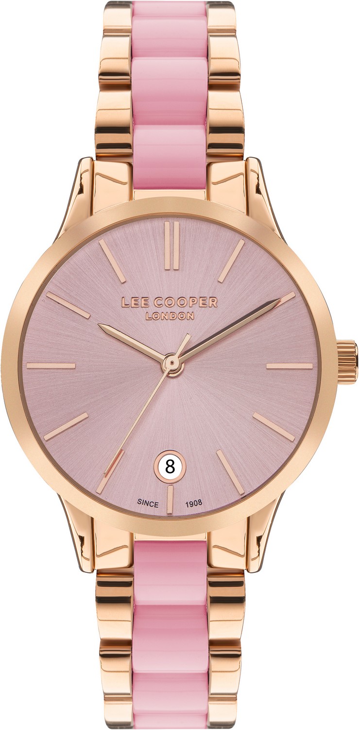 LEE COOPER  Женские часы, кварцевый механизм, суперметалл с покрытием, 34 мм