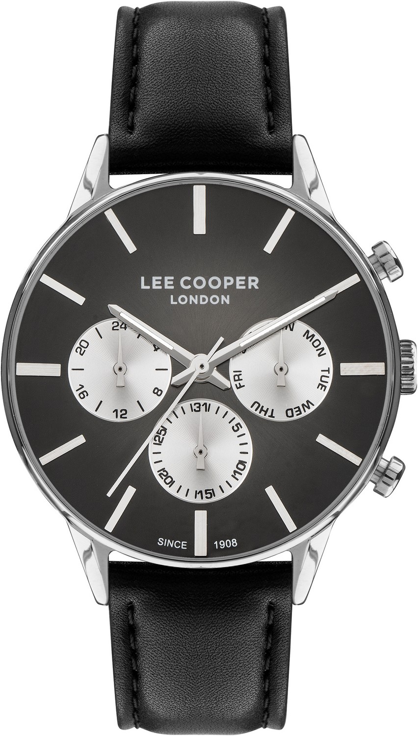 Часы LEE COOPER  LC07465.351 Мужские часы, кварцевый механизм, суперметалл с покрытием, 43 мм