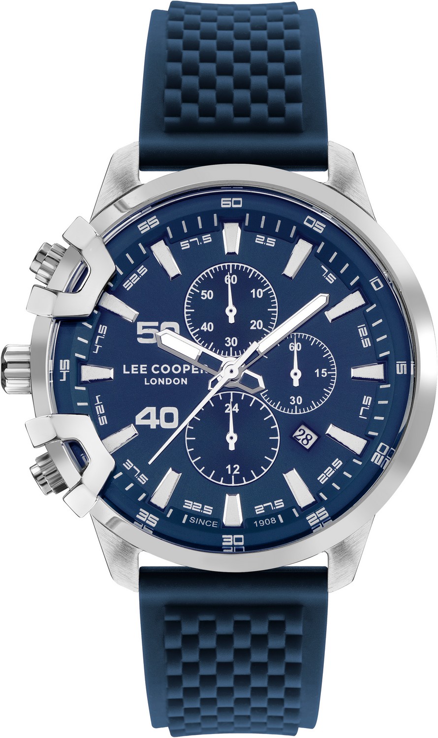 LEE COOPER  Мужские часы, кварцевый механизм, суперметалл, 48 мм