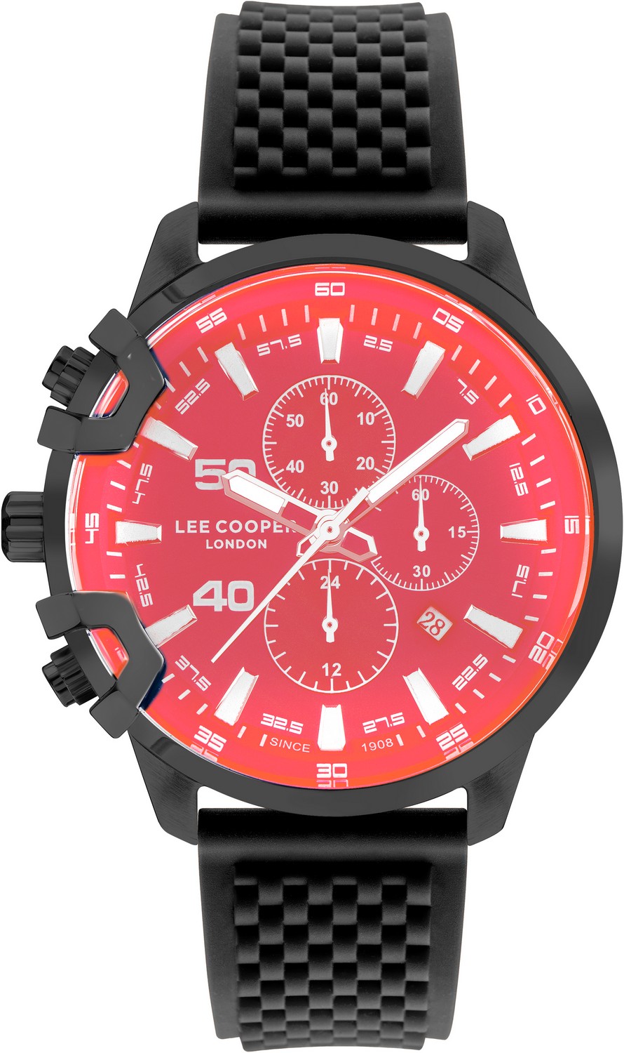 LEE COOPER  Мужские часы, кварцевый механизм, суперметалл с покрытием, 48 мм