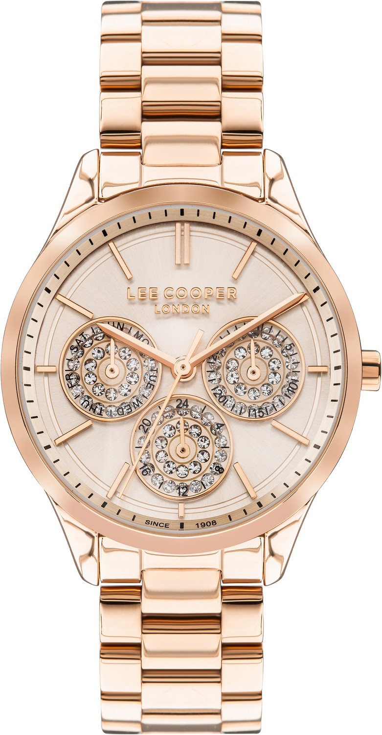 Часы LEE COOPER  LC07471.430 Женские часы, кварцевый механизм, суперметалл с покрытием, 35 мм