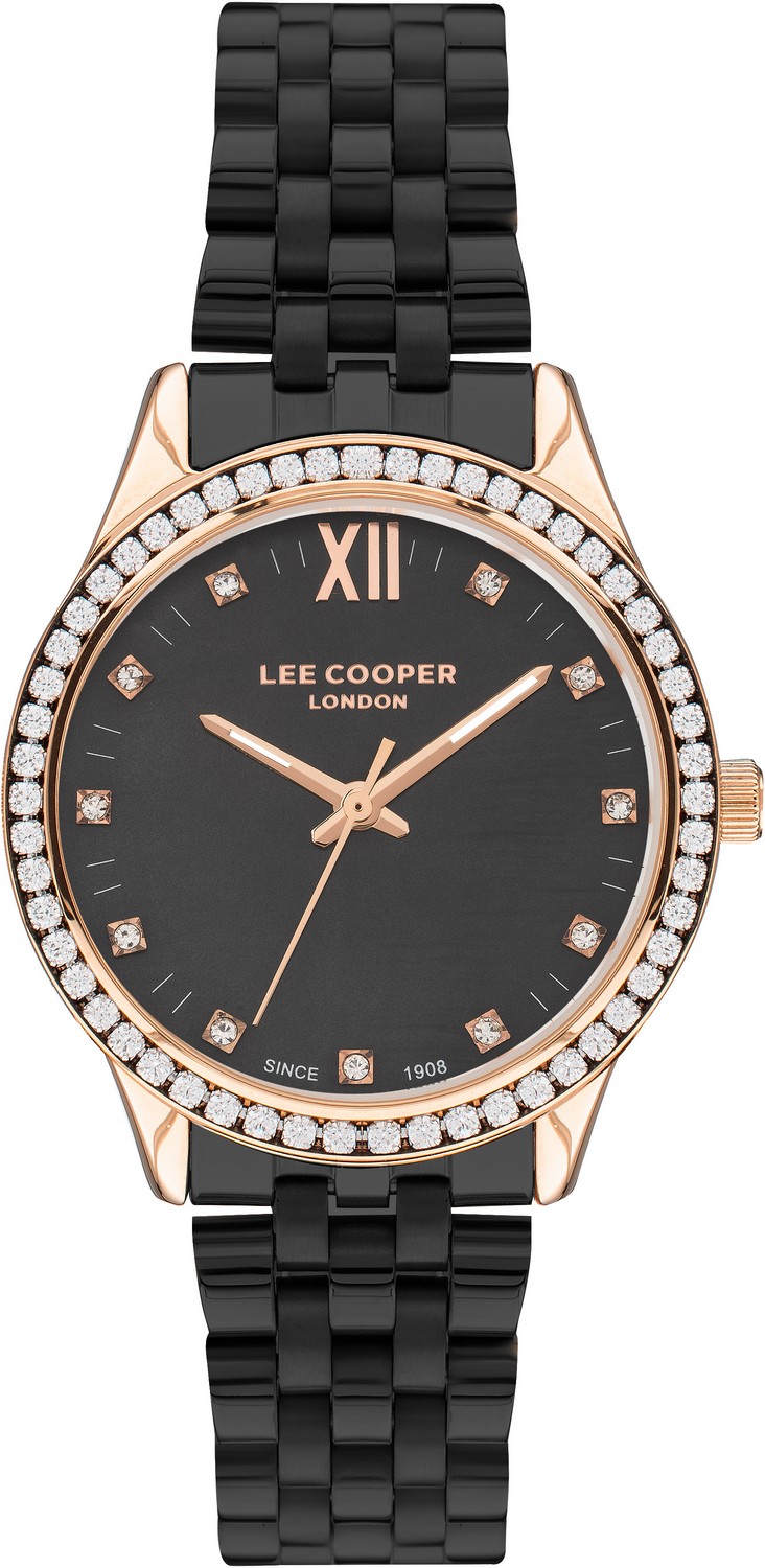 LEE COOPER  Женские часы, кварцевый механизм, суперметалл с покрытием, 35 мм