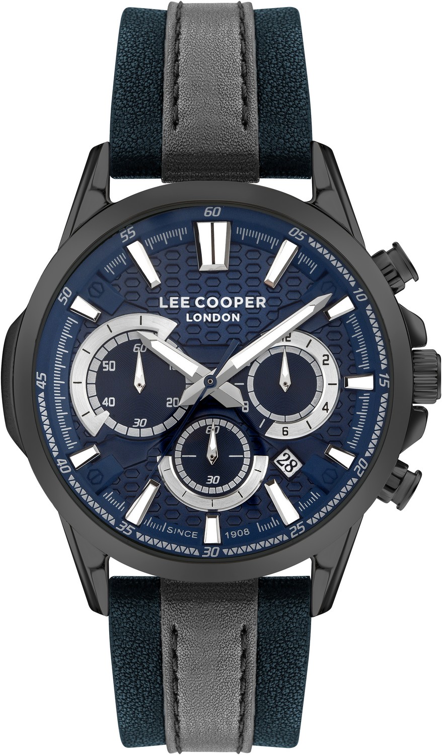 LEE COOPER  Мужские часы, кварцевый механизм, суперметалл с покрытием, 44 мм