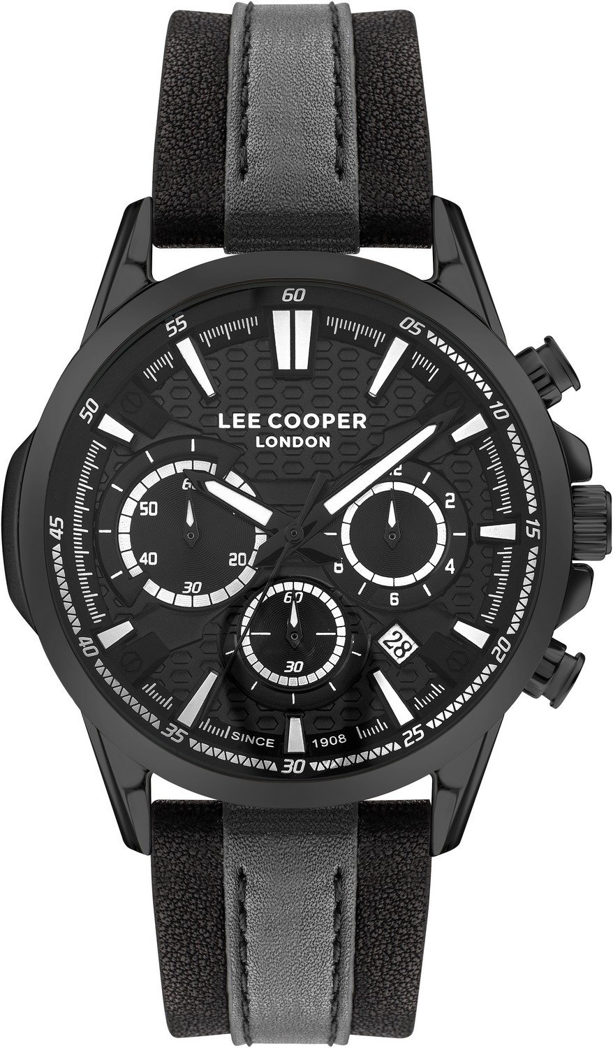 LEE COOPER  Мужские часы, кварцевый механизм, суперметалл с покрытием, 44 мм
