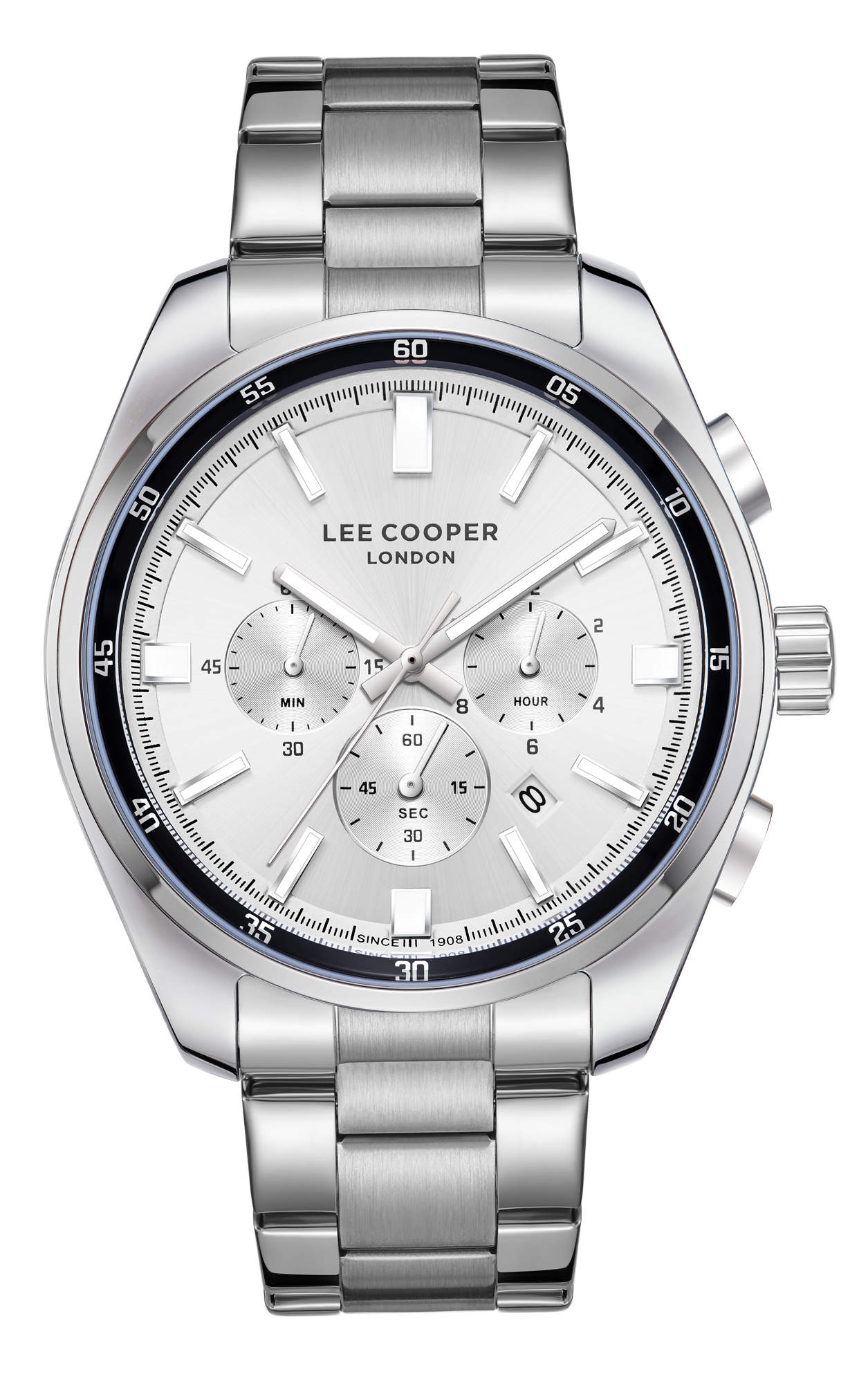 LEE COOPER  Мужские часы, кварцевый механизм, суперметалл с покрытием, 46 мм