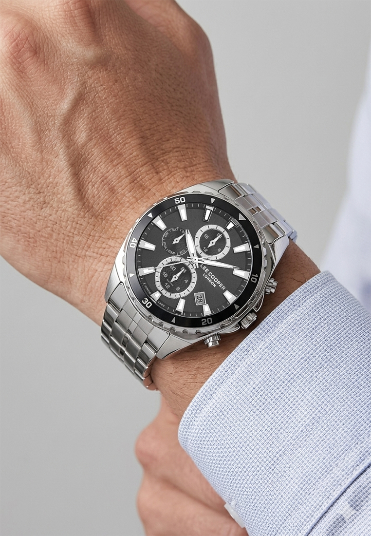 Часы LEE COOPER  LC07515.060, Функции: Дата, день недели, 24 часа, двойное время