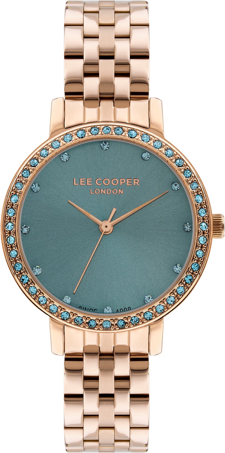 LEE COOPER  Женские часы, кварцевый механизм, суперметалл с покрытием, 34 мм