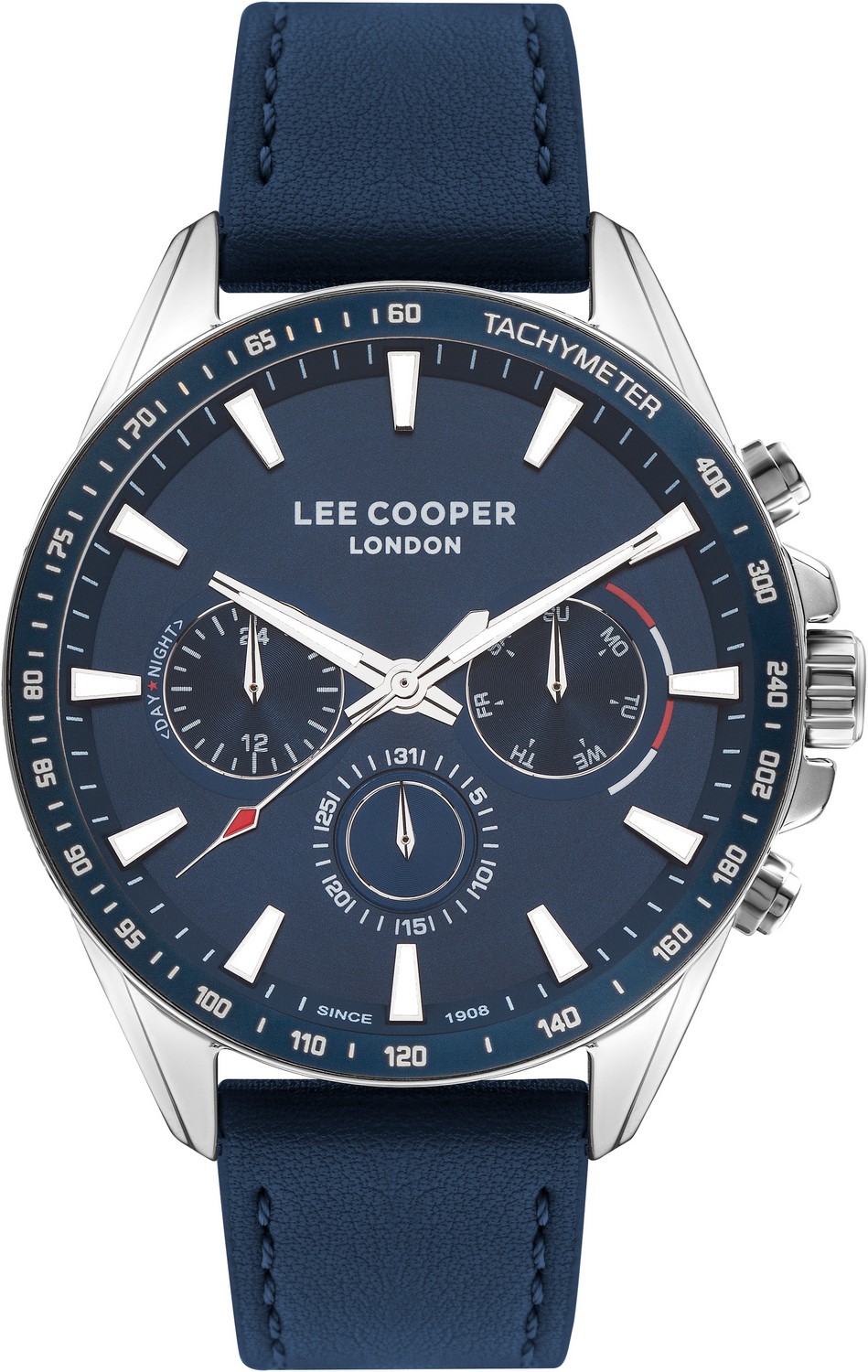 LEE COOPER  Мужские часы, кварцевый механизм, суперметалл, 46 мм