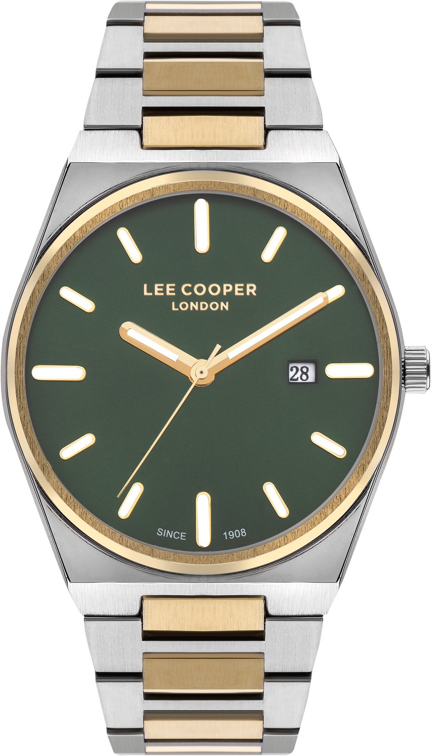 LEE COOPER  Мужские часы, кварцевый механизм, суперметалл с покрытием, 43 мм