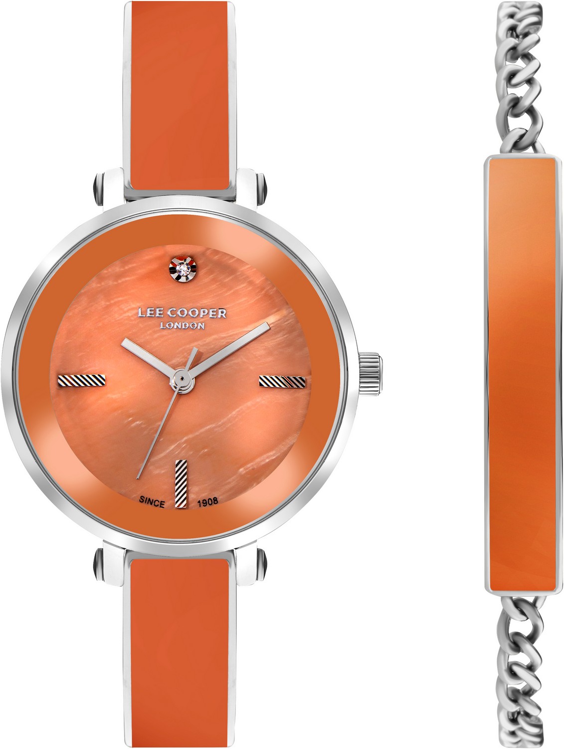 LEE COOPER  Женские часы, кварцевый механизм, суперметалл, 32 мм