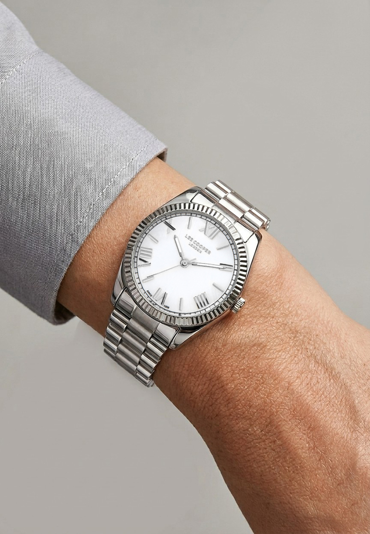 LEE COOPER  Женские часы, кварцевый механизм, суперметалл, 36 мм