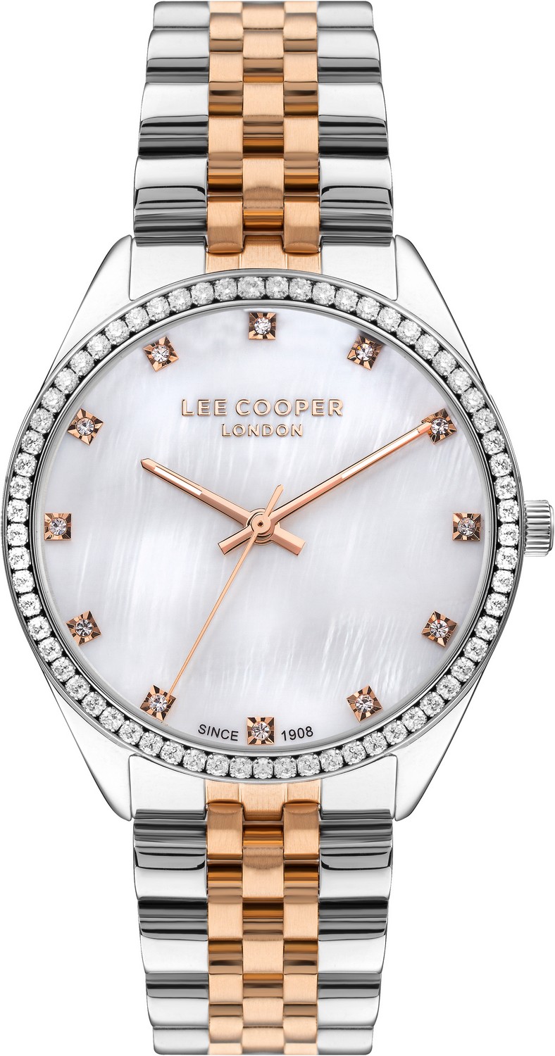 LEE COOPER  Женские часы, кварцевый механизм, суперметалл, 36 мм