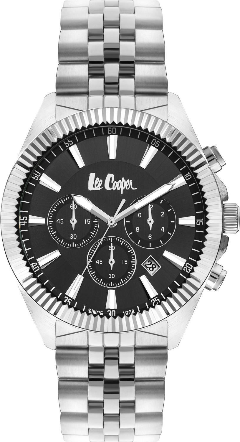 LEE COOPER  Мужские часы, кварцевый механизм, суперметалл, 45 мм