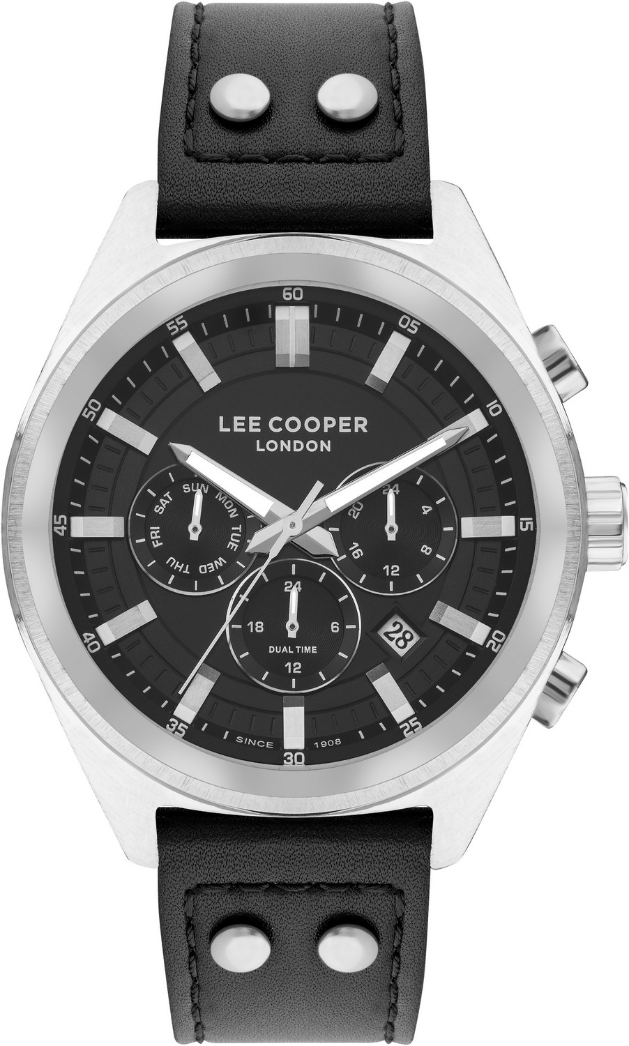 Часы LEE COOPER  LC07842.351 Мужские часы, кварцевый механизм, суперметалл, 45 мм